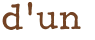 d'un 