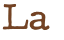 La