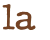 la
